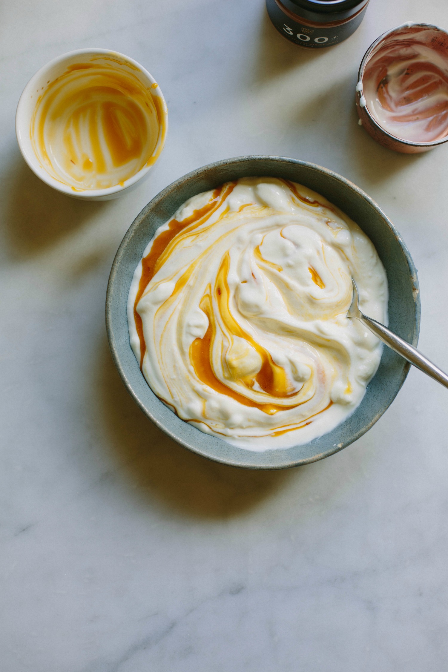 Manuka honey + saffron yoghurt pops | My Darling Lemon Thyme