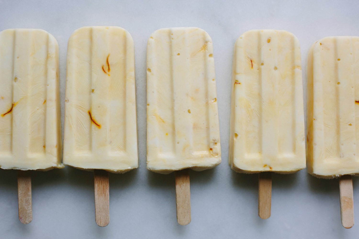 Manuka honey + saffron yoghurt pops | My Darling Lemon Thyme