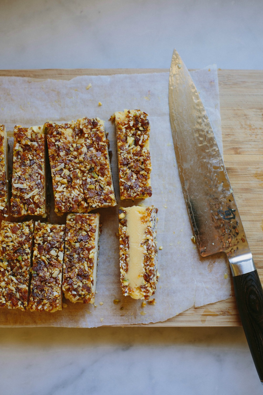 Apricot, pistachio + passionfruit ice cream bars | My Darling Lemon Thyme