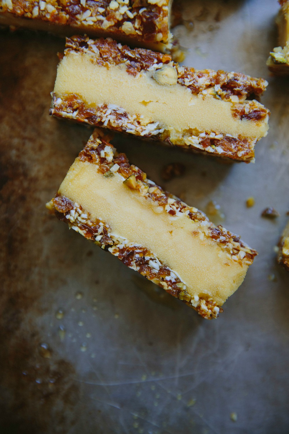 Apricot, pistachio + passionfruit ice cream bars | My Darling Lemon Thyme