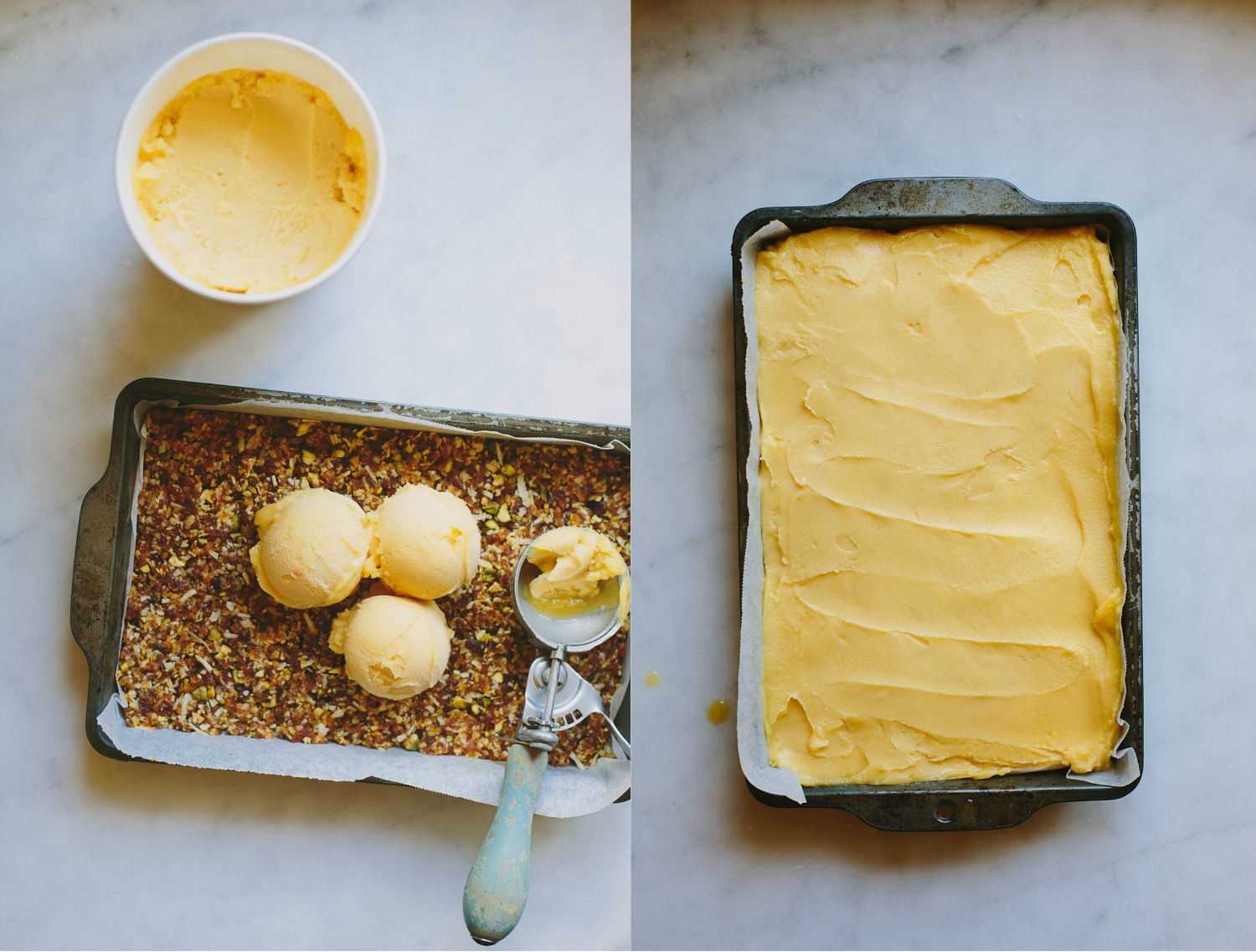 Apricot, pistachio + passionfruit ice cream bars | My Darling Lemon Thyme