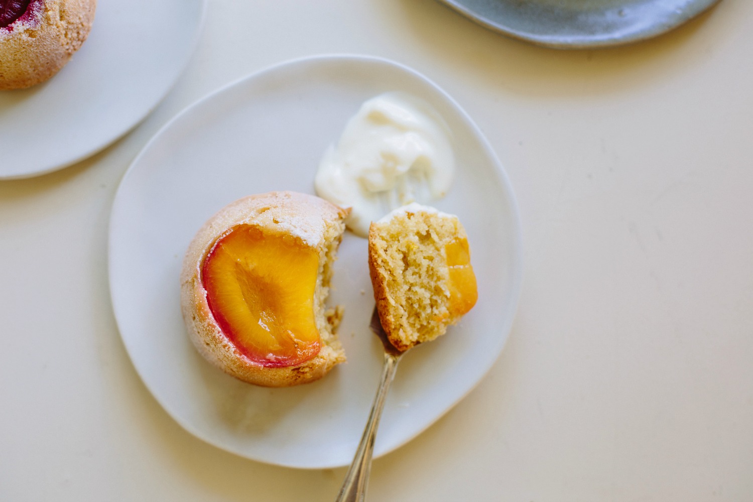 Gluten-free plum, lemon + olive oil cakes | My Darling Lemon Thyme