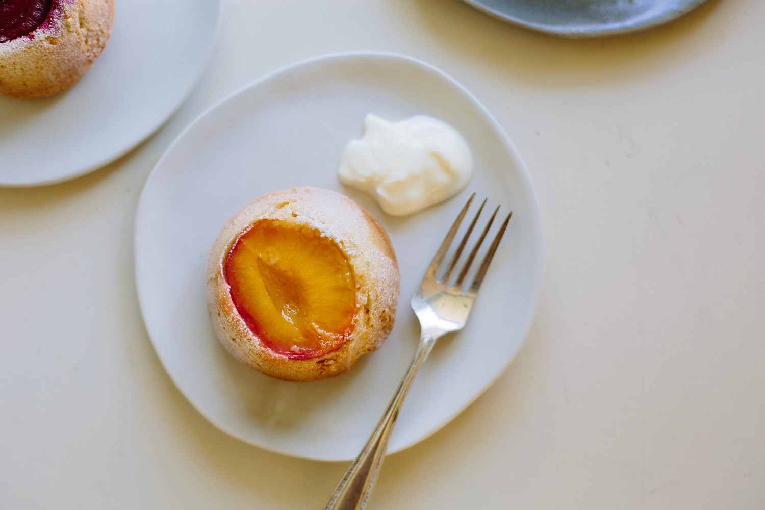 Gluten-free plum, lemon + olive oil cakes | My Darling Lemon Thyme